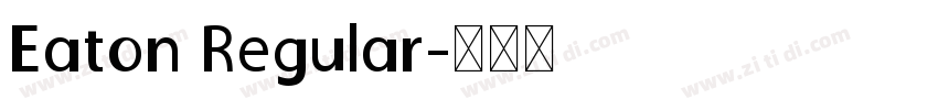 Eaton Regular字体转换